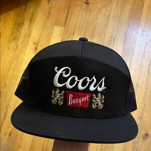 Brixton x Coors Banquet trucker hat/adjustable snapback